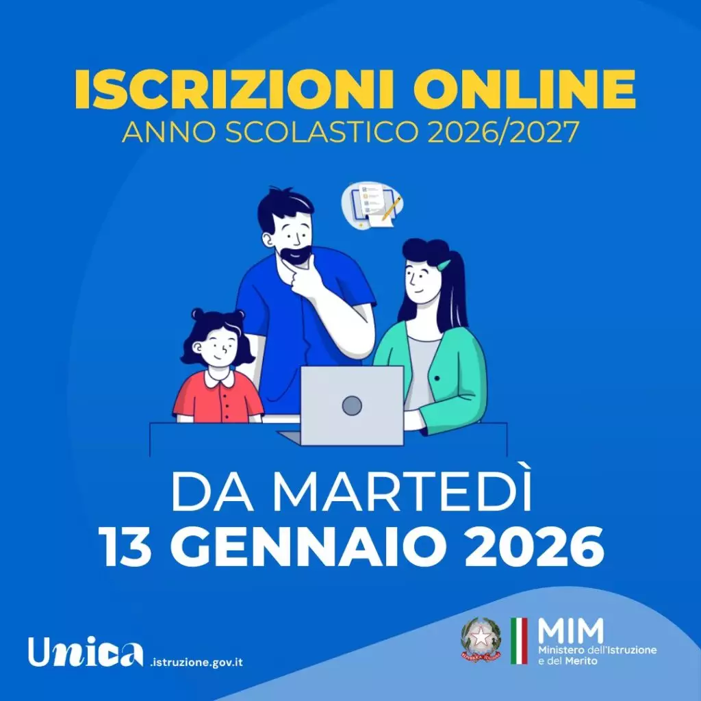 Iscrizioni on-line scuola primaria e secondaria di I grado a.s. 2026/2027